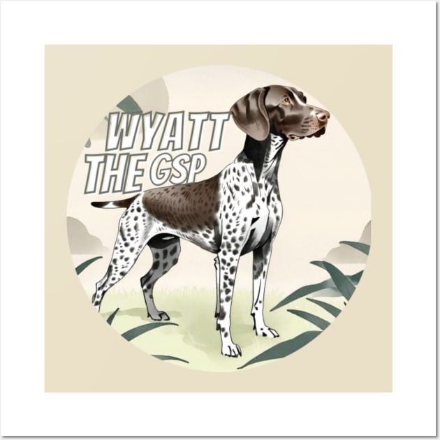 WYATT THE GSP Wall Art by Alexander S.